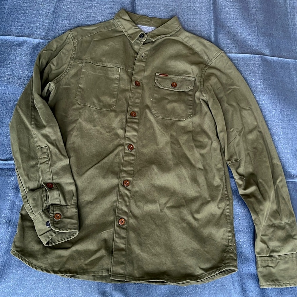 Men’s globe jacket shirt